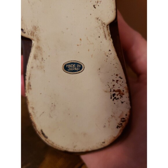 Vintage Dog in Boot Figurine Made in Japan Puppy Shoe - Picture 9 of 9